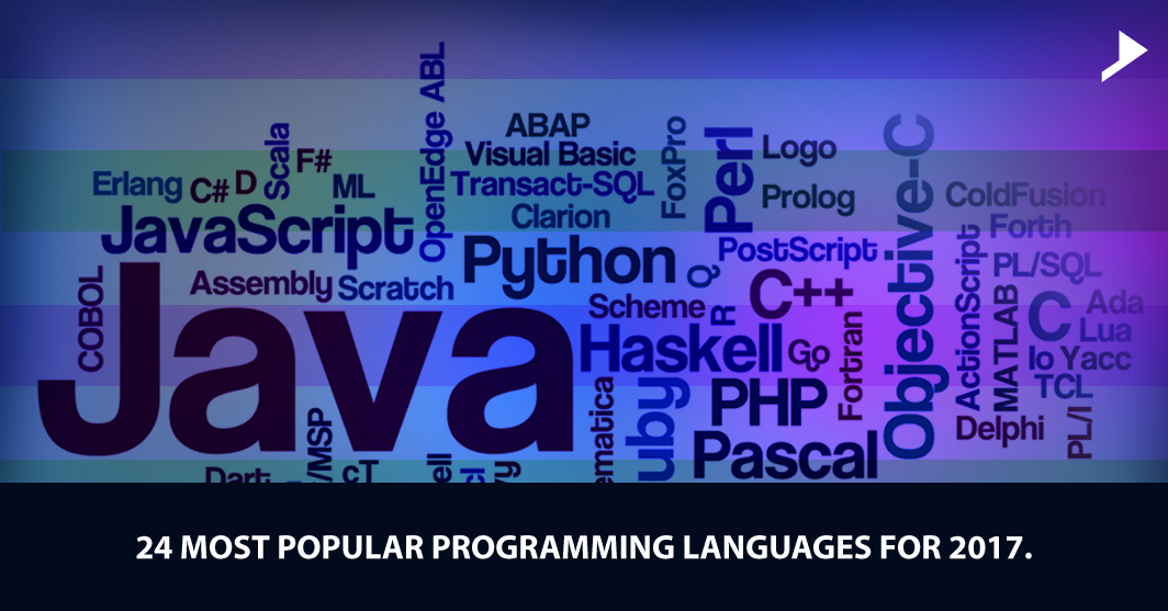 24 Most popular programming languages for 2017