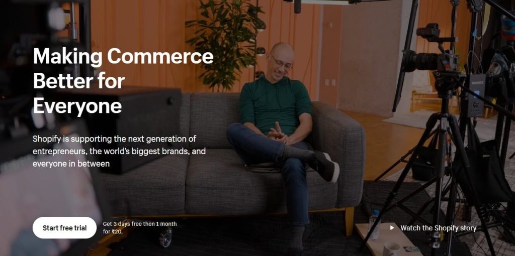 Shopify eCommerce platform