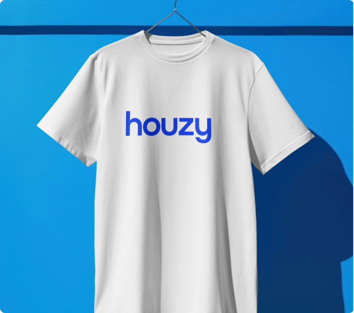 Houzy branding.