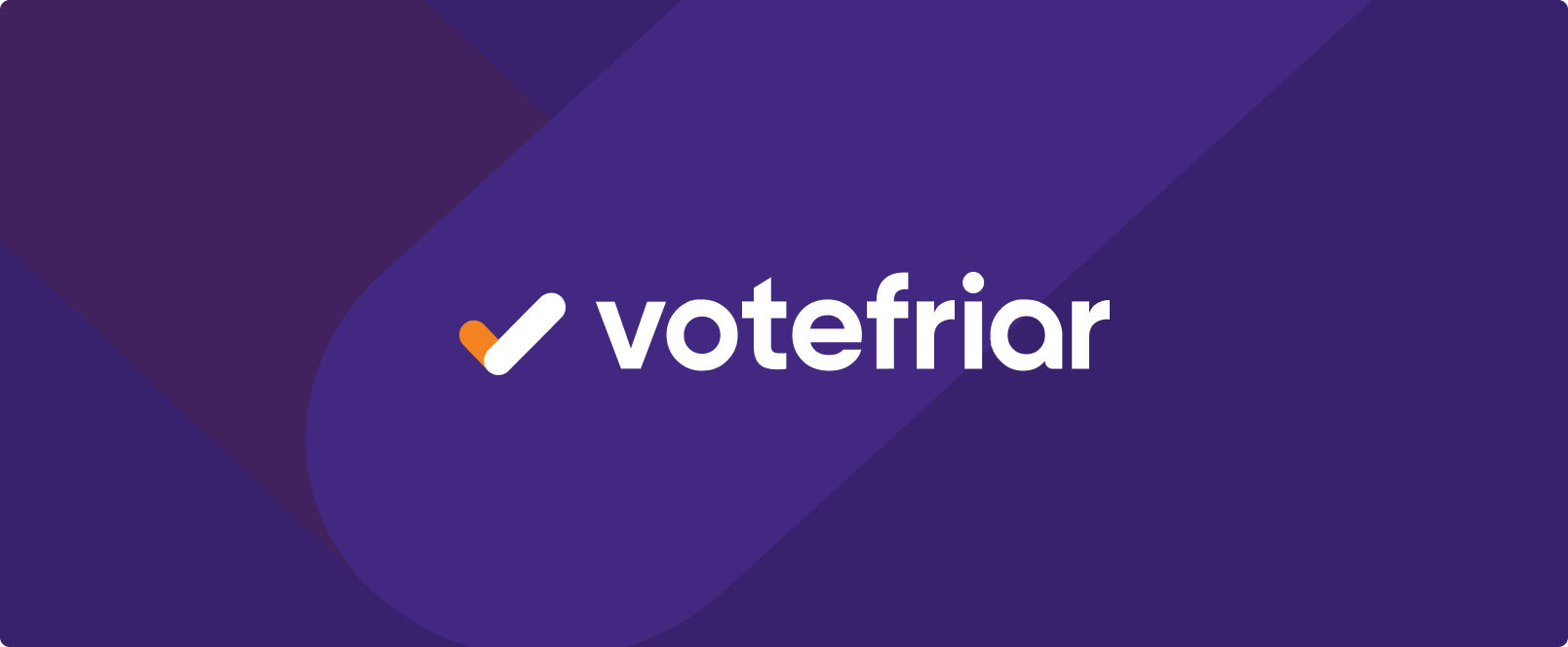 Votefriar logo design