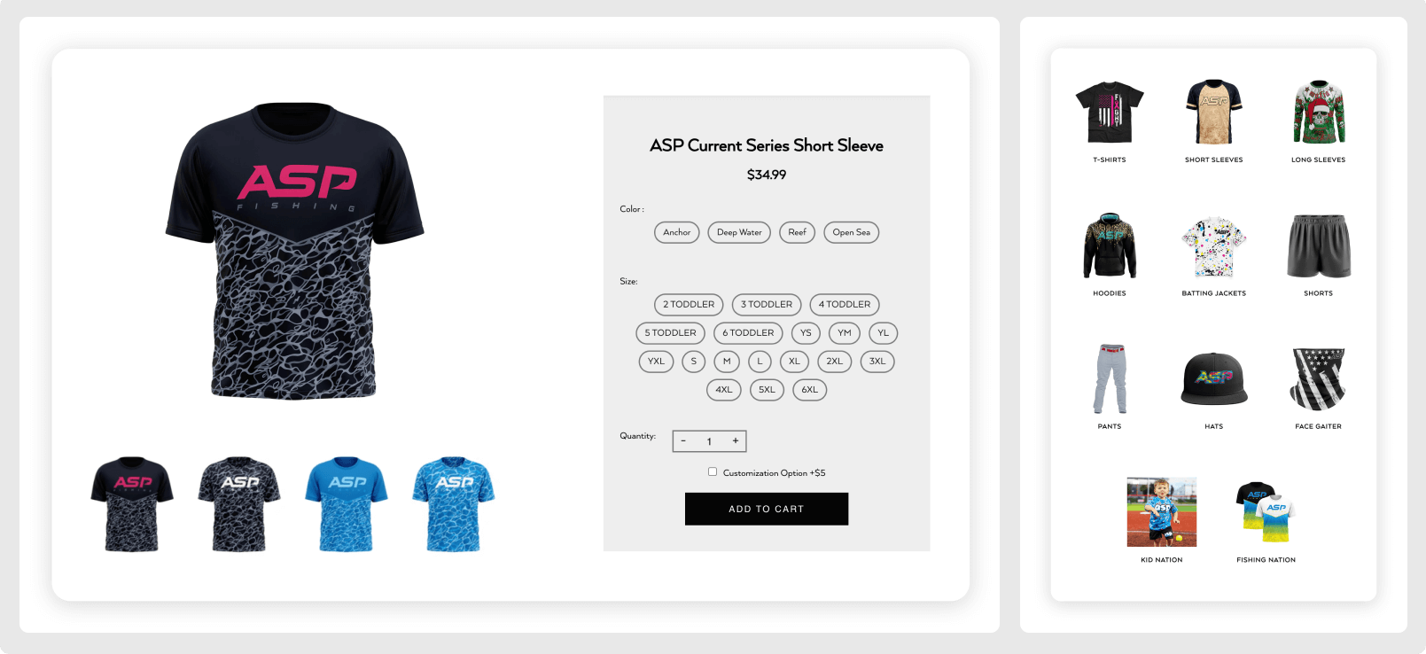 asp shirts