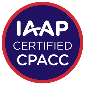 IAAP certification badge by CPACC