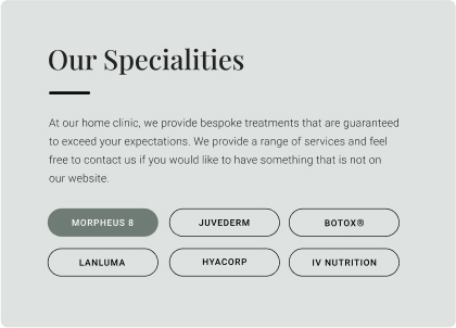 our-specialities