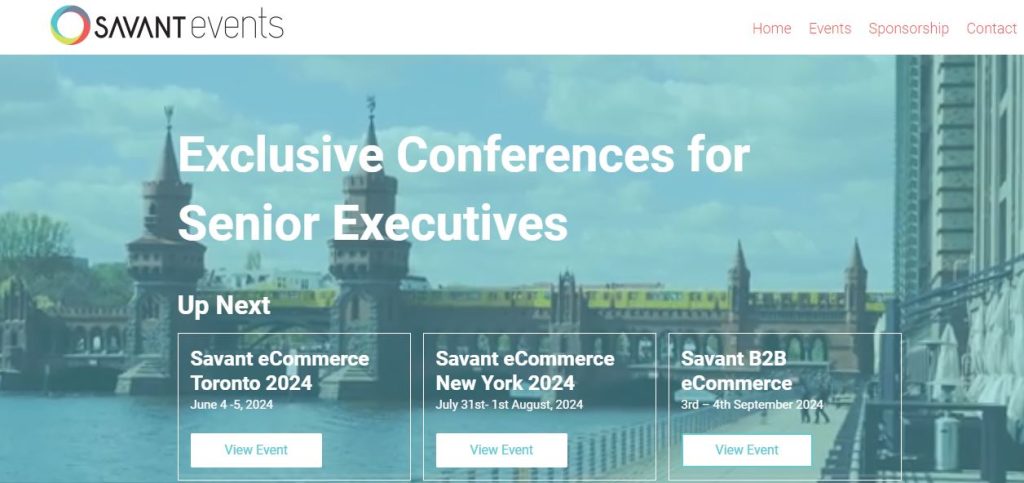 eCommerce events and expos: Savant events