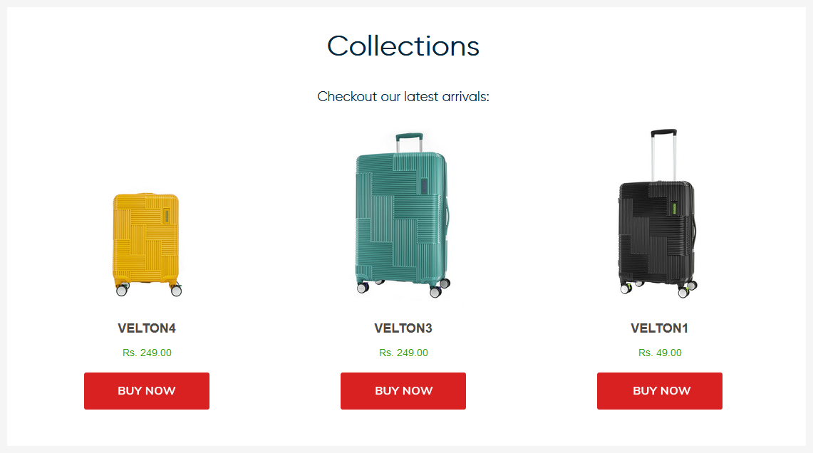 Shopify Buy Button - Product Collections