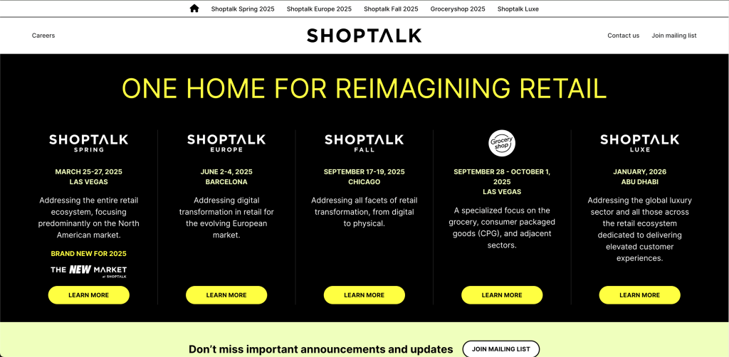 Shoptalk Europe 2025