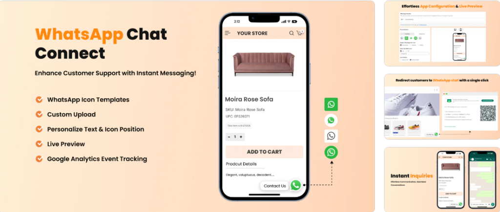 Whatsapp Chat Connect Shopify