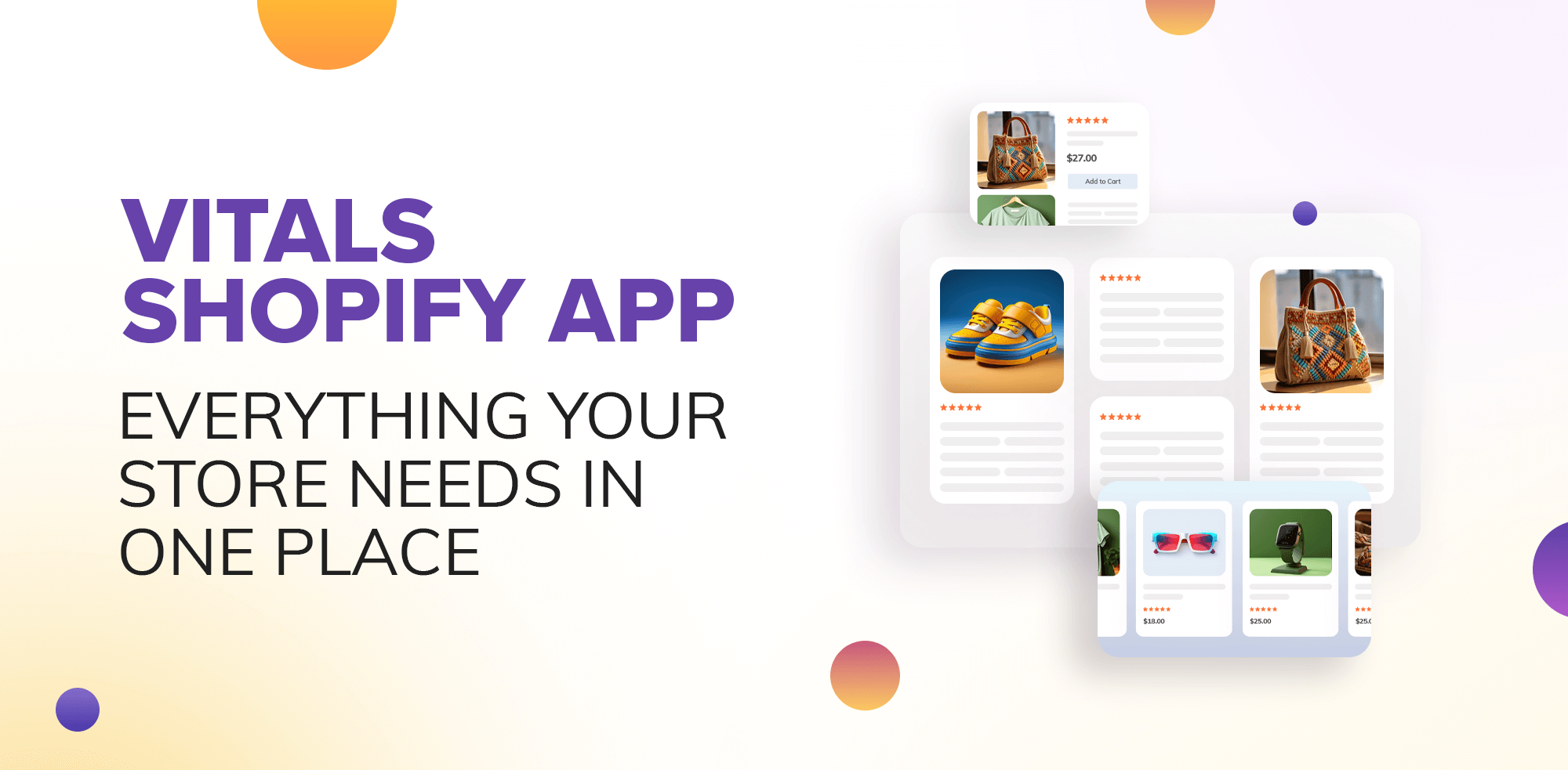 Shopify Vitals App