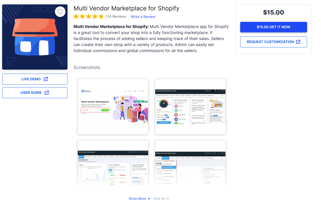 Multi Vendor Marketplace Shopify