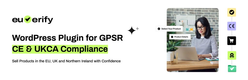 WordPress Plugin for GPSR, CE, & UKCA Compliance